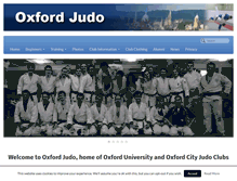 Tablet Screenshot of oxfordjudo.com